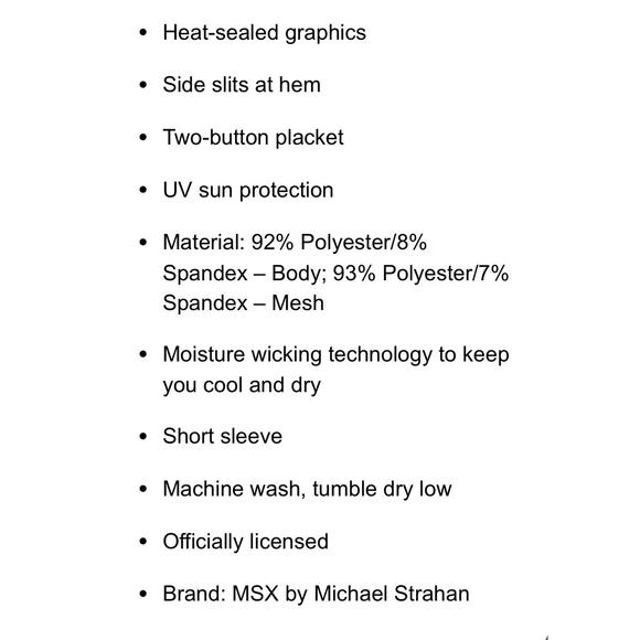 NWT MSX by Michael Strahan NFL Short Sleeve Men's Polo LA Rams Small A458425 - Picture 14 of 16